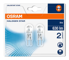 OSRAM Halogén Halostar Star 64432 ST 12V 35W GY6.35 / 630lm / 2700K / 2000h / noDIM / C / Sklo / Blister 2ks