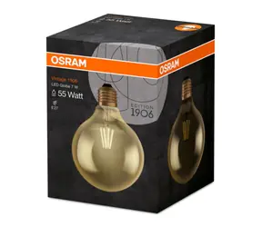 OSRAM LED Filament Vintage 1906 Globe 125 7W 825 E27 / 725lm / 2500K / 15000h / noDIM / A + / Sklo číre zlatá / 1ks