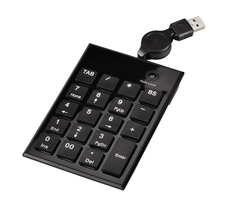Hama SK140 Slimline numerická klávesnica čierna / drôtová / USB