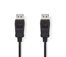 Nedis kábel DisplayPort / DisplayPort zástrčka - DisplayPort zástrčka Čierny / 2m