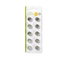 Nedis BAAKLR4410BL - Alkalická Batéria LR44 / 10 kusov / V blistri