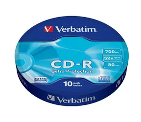 VERBATIM CD-R 700MB 52x / 10 kusov / Extra Protection