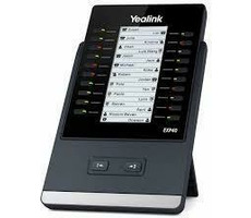 Yealink EXP40 čierna / rozširujúci modul pre Yealink T45G a T48G / 160x320px / 20 programovateľných tlačidiel