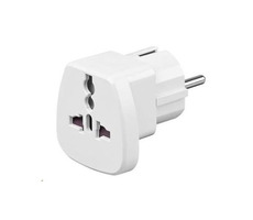 Goobay Univerzálny cestovný adaptér pre zahraničné spotrebiče do CZ zásuvky IEC 320 C13