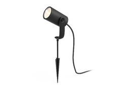Philips Hue Lily LED 8W čierna / vonkajšie svietidlo / 650lm / 2200-6500K / IP65