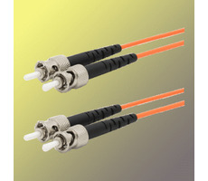 Optický patchkábel duplexný / ST-ST / 9-125um SM / OS2 / 3m