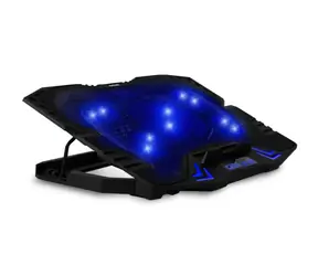 Evolveo ANIA 5 čierna / chladiaci podstavec pod notebooky 11 "- 15.6" / 4X 60 mm & 1x 120 mm / 1000-2500 RPM / modré sv.