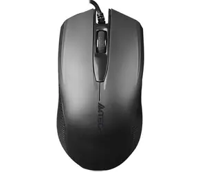 A4tech OP-760 Čierna / Optická myš / 1000 DPI / V-Track / 3 tlačidlá / Koliesko štvorsmerné / USB / 1.5 m