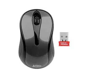 A4tech G3-280N Šedo-čierna / Bezdrôtová optická myš / 1000 DPI / 2.4Ghz / V-Track / 3 tlačidlá / Nano USB / Batéria 1x AA