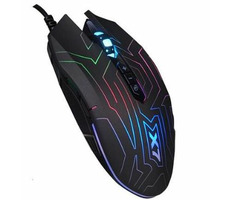 A4tech X77 Oscar Neon Čierna / Herná optická myš / 2400 DPI / 8 tlačidiel / Pravoruká / USB