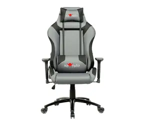 Red Fighter C3 herné kreslo šedá / látkový poťah / odnímateľné vankúšiky / nosnosť 150kg