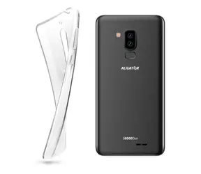 Aligator silikónové púzdro pre Aligator S6000 Duo / číre / dopredaj