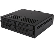 Icy Dock MB324SP-B Tough Armor čierna / box pre 4x 2.5 &quot;SATA &amp; SAS HDD &amp; SSD / do 5.25&quot; pozícia