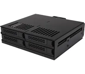 Icy Dock MB324SP-B Tough Armor čierna / box pre 4x 2.5 "SATA &amp; SAS HDD &amp; SSD / do 5.25" pozícia