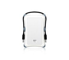 Silicon Power Armor A30 Externý box na SATA HDD 2.5&quot; biela / USB 3.0 / Anti-Shock