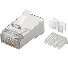 PremiumCord konektor RJ45 Cat6A univerzálny, tienený - 1ks