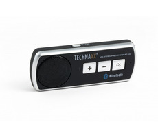 Technaxx BT-X22 Bluetooth handsfree na tienidlo do auta / Bluetooth 4.0 / batéria 600 mAh / repro / čierna