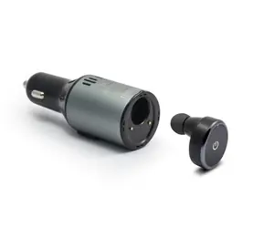 Technaxx BT-X25 Bluetooth In-Ear hands-free s nabíjačkou do auta / tlačidlové ovládanie / nabíjačka s 2x USB portom