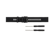 Tactical Silikónový Opasok pre Garmin Fenix5 (22mm Garmin QuickFit) čierna