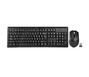 A4tech 4200N čierna / set bezdrôtová klávesnica + V-Track optická myš / USB / CZ-US layout
