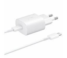 Samsung Napájací adaptér s rýchlonabíjaním (25W) biela / 1m kábel / USB-C / 3A / krabička