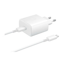 Samsung EP-TA845XW Ultra-Fast Charge 45W biela / nabíjačka USB-C / 1m