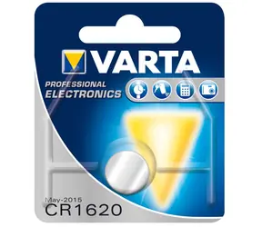 Varta Gombíková batéria CR1620 1ks / 3.0V / 70 mAh / lítiová / v blistri