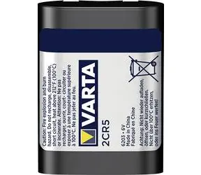 Varta Photo Batéria 2CR5 / 6.0V / 1400 mAh / lítiová / 1 ks / v blistri