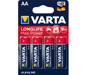 Varta Max Tech Batéria AA / 1.5V / 2600 mAh / alkalická / 4 ks / v blistri