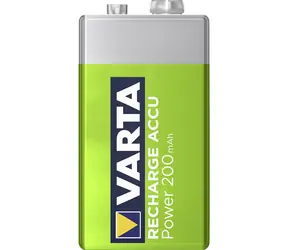 Varta Ready2Use Nabíjacia batéria 6LR61 / 9.0V / 200 mAh / NiMH / 1 ks / v blistri