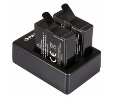 PATONA Nabíjačka pre 2 batérie GoPro AHDBT-501 / Vstupné napätie DC 5V |2.1A / Výstupné napätie DC 4.4V | 2x 750 mAh 
