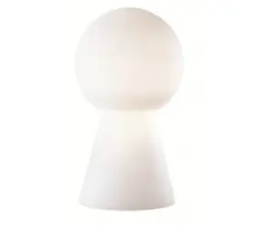 Ideal lux Birillo TL1 medium bianco 60W biela / stolná lampička / E27 / IP20