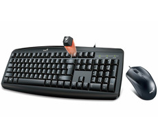 GENIUS Smart KM-200 čierna / Drôtový set klávesnice a myši / USB / CZ+SK layout