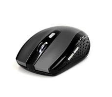 Media-Tech RATON PRE titánová / bezdrôtová optická myš / 1200 CPI / 2.4GHz / 5 hr. + koliesko / 2x AAA