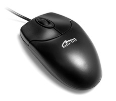 Media-Tech OPTICAL MOUSE čierna / optická myš / 800 CPI / PS | 2 / 3 hr. + koliesko / 1.4 m
