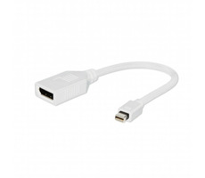 Gembird adaptér Displayport mini(M) na Displayport(F) / kábel 10cm / biela