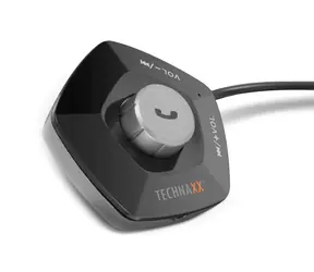 Technaxx FM transmitter + Nabíjanie + MP3 prehrávač + Bluetooth + LCD displej / DC12-24V / 5V | 2.1A / BT 2.1 + EDR / microSD