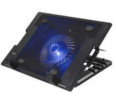 Tracer ICESTORM 17" čierna / chladiaca podložka pre 17" notebook / 2xUSB 2.0 / 1x 125 mm ventilátor / nastaviteľný uhol