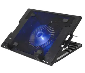 Tracer ICESTORM 17" čierna / chladiaca podložka pre 17" notebook / 2xUSB 2.0 / 1x 125 mm ventilátor / nastaviteľný uhol