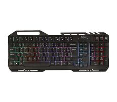 YENKEE Shadow čierna / herná drôtová klávesnica / USB / 1.5m