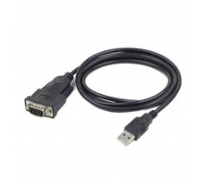 Gembird adaptér USB 2.0 A (M) - DE9 (M) čierna / 1.5m