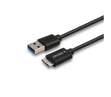 SAVIO CL-102 kábel USB 3.0 M - USB 3.0 type BM čierna / 1m