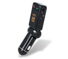 Forever TR-320 Bluetooth FM Transmiter čierna / LCD / TFO
