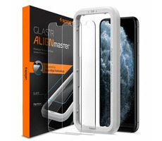 Spigen Align Glas.tR ochranné sklo pre Apple iPhone 11 Pro &amp; XS &amp; X / 2ks