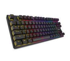 Niceboy ORYX K300X / herná klávesnica / OUTEMU Blue / RGB podsvietenie / USB / 1.5m / CZ layout