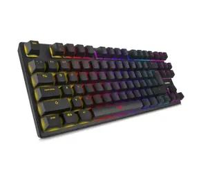 Niceboy ORYX K300X / herná klávesnica / OUTEMU Blue / RGB podsvietenie / USB / 1.5m / CZ layout