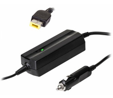 TRX Akyga napájací adaptér do auta 20V pre notebooky IBM &amp; Lenovo / 4.5A / 90W / Square yellow Slim Tip