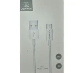 USAMS SJ284 Dátový Kábel microUSB biela