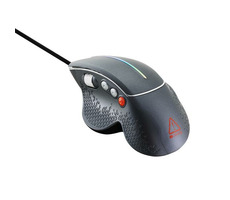 CANYON Apstar šedá / Herná optická myš / 6400 DPI / 6 tlačidiel / RGB podsvietenie / USB / 1.65 m