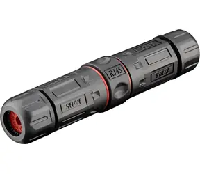 PremiumCord spojka RJ45 STP (tienený) CAT6 (2xF RJ45) / priemyselná / IP68 vonkajšie